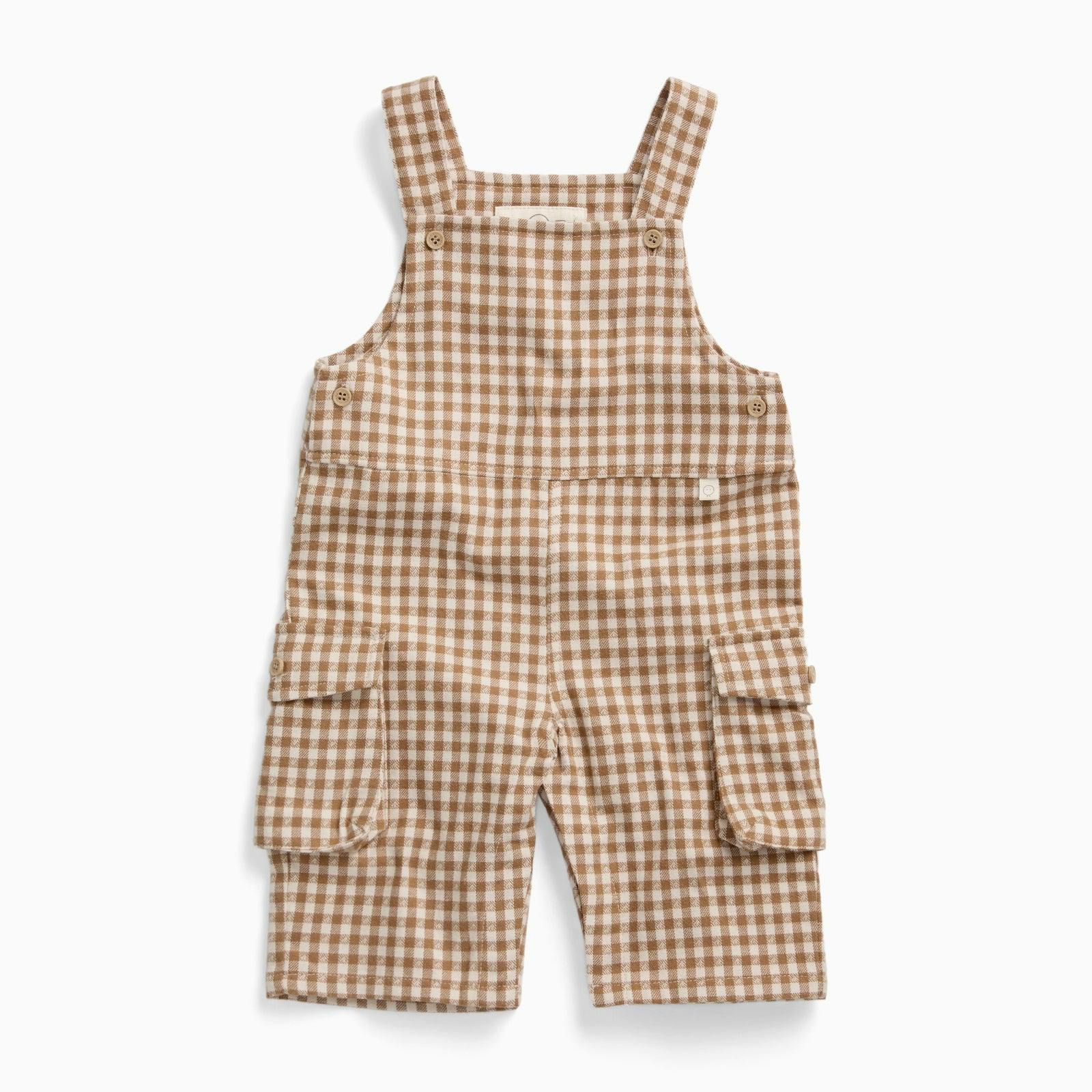 Gingham Overalls