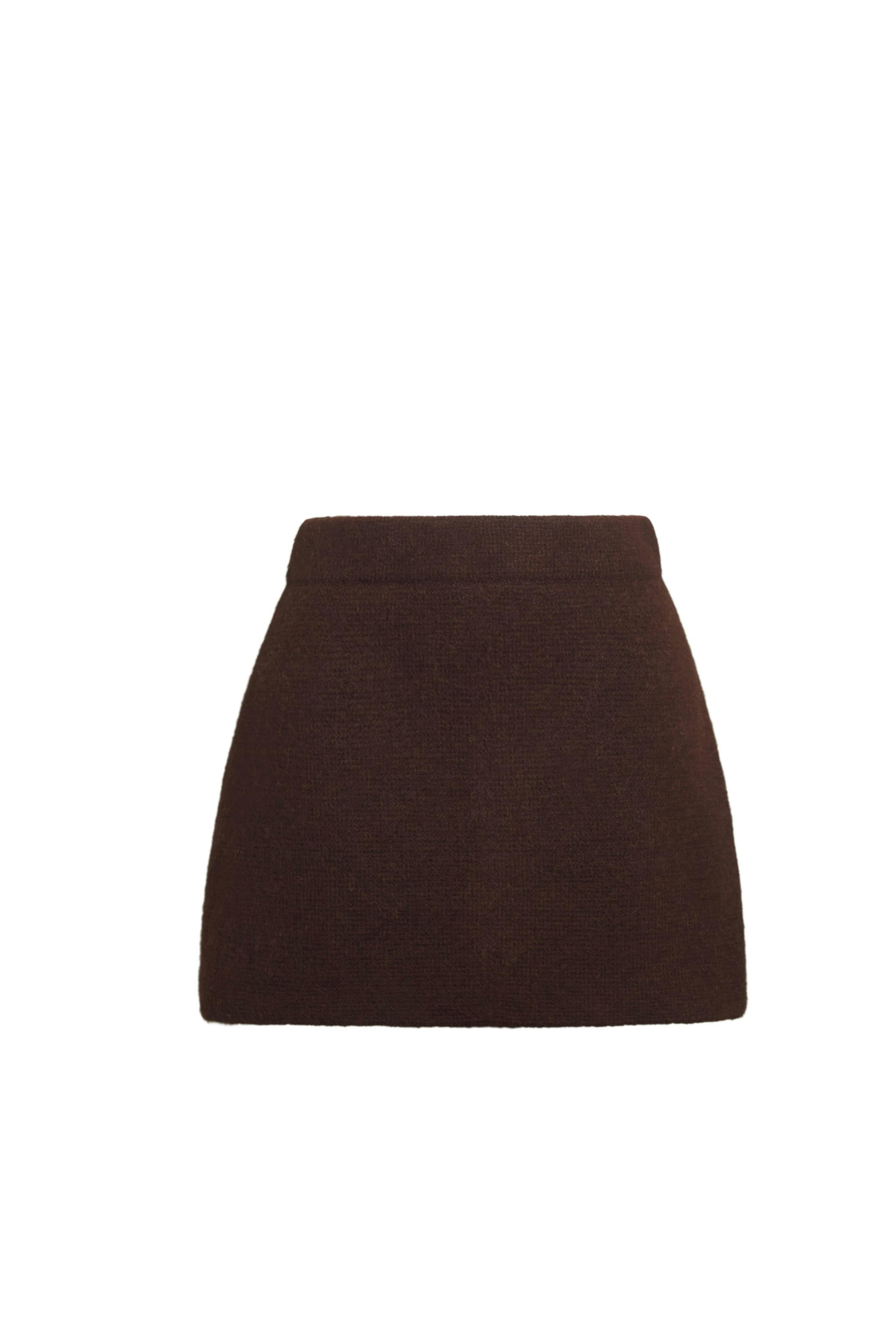 LYDIA MINI SKIRT | COCOA
