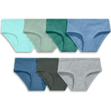 Kids bikini 7-pack in solid neutral mix