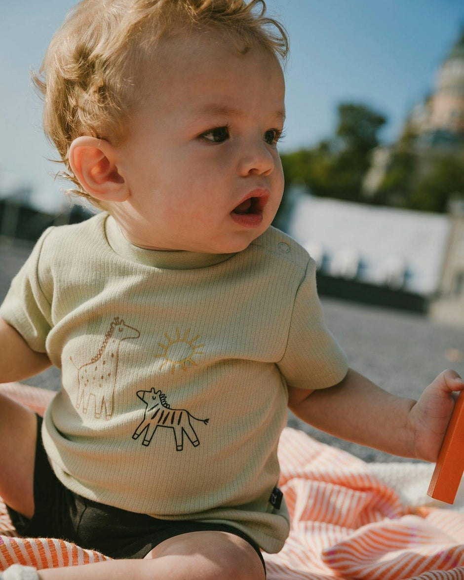 Organic Cotton Jersey Sweater And Pants Set