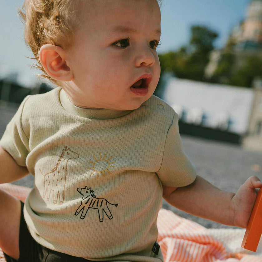 Organic Cotton Jersey Sweater And Pants Set