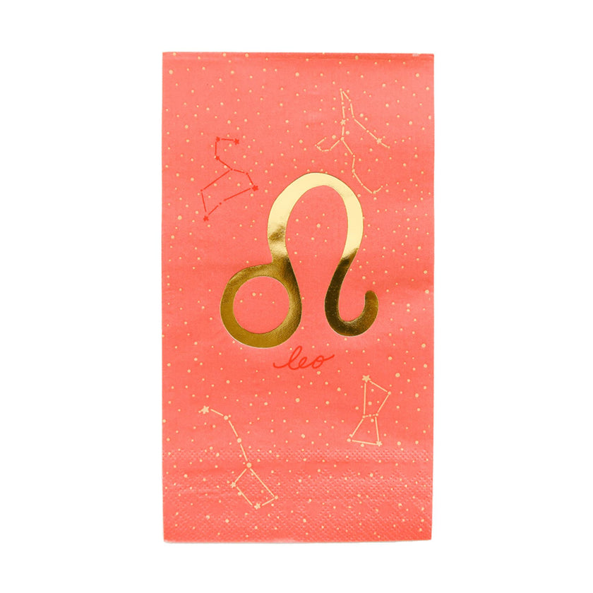 Zodiac Leo Guest Napkins