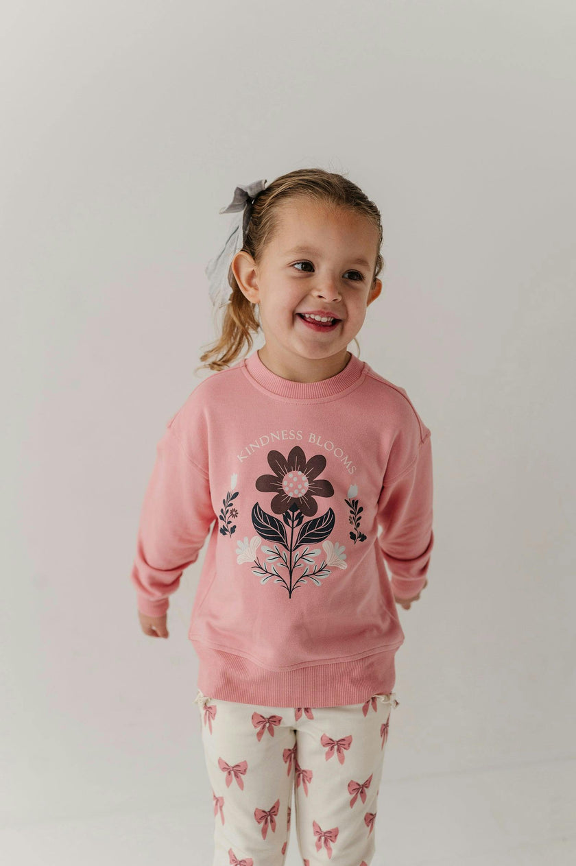 Boxy Sweatshirt in Kindness Blooms