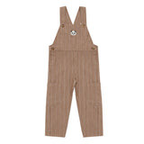 Jareth Overalls | Panda | Milk Chocolate Striped