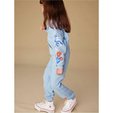 Floral Sleeve Kanga Popover, Blue