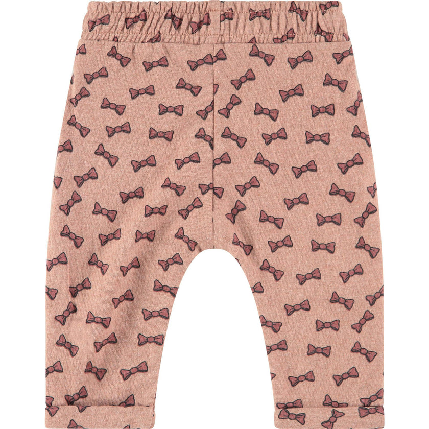 Allover Bow Print Sweatpants