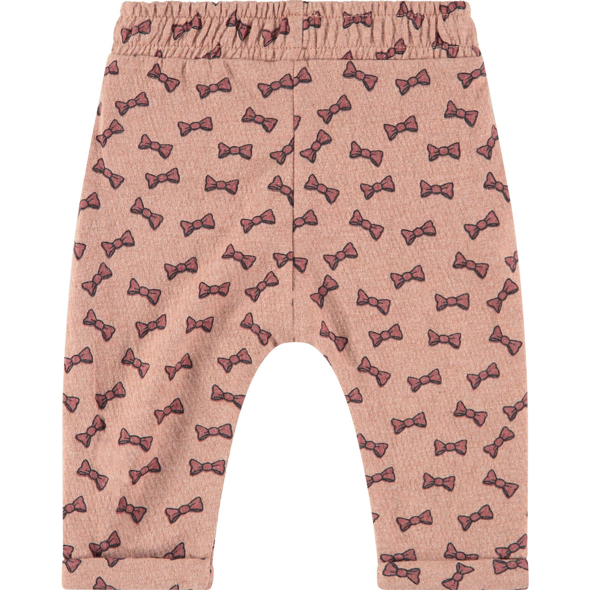 Allover Bow Print Sweatpants
