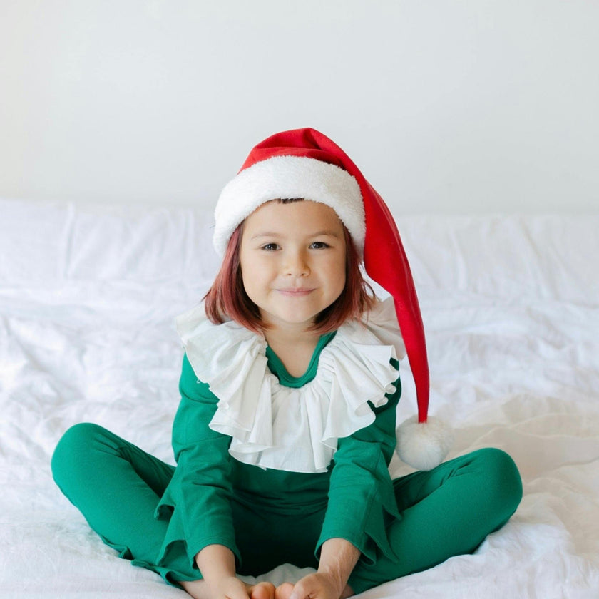 Green Holiday Elf Pajama Costume