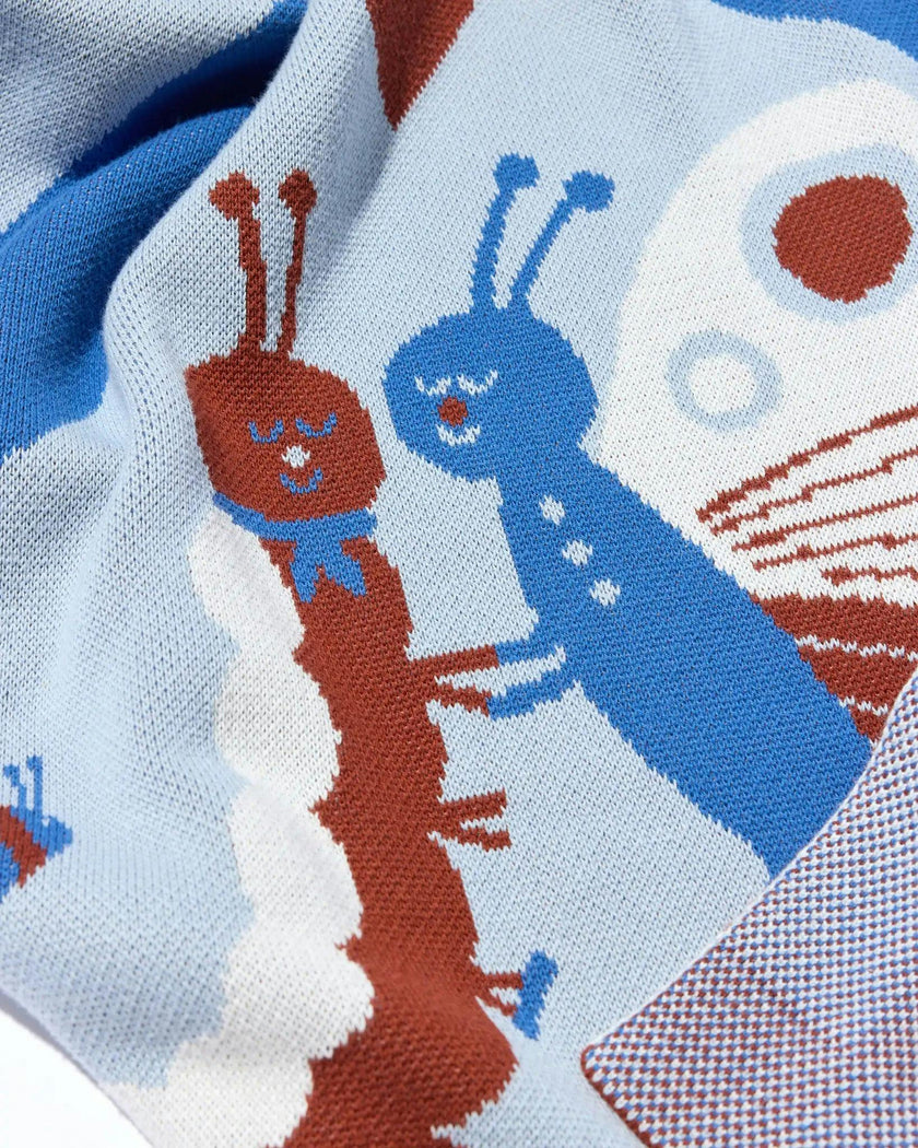 Bugs in Love Knit Blanket