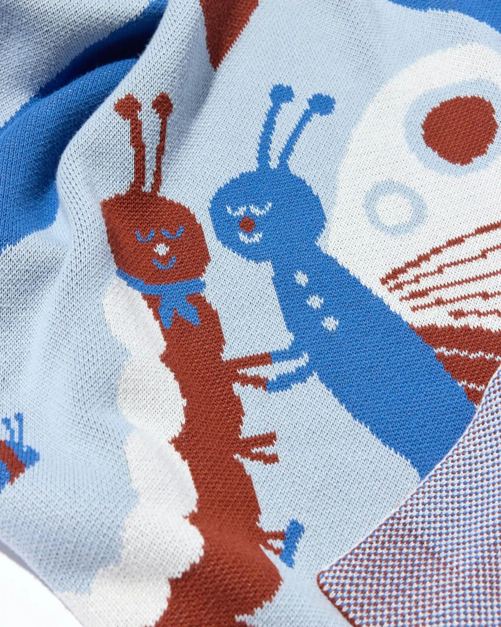 Bugs in Love Knit Blanket