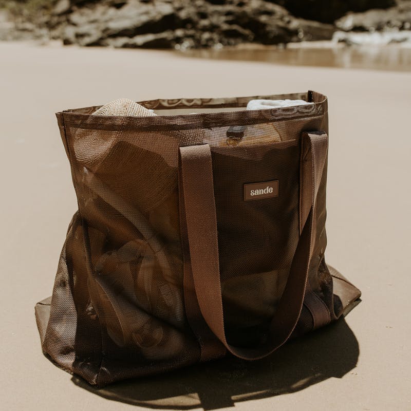 Beach Hauler™ Mesh Beach Bag - Espresso