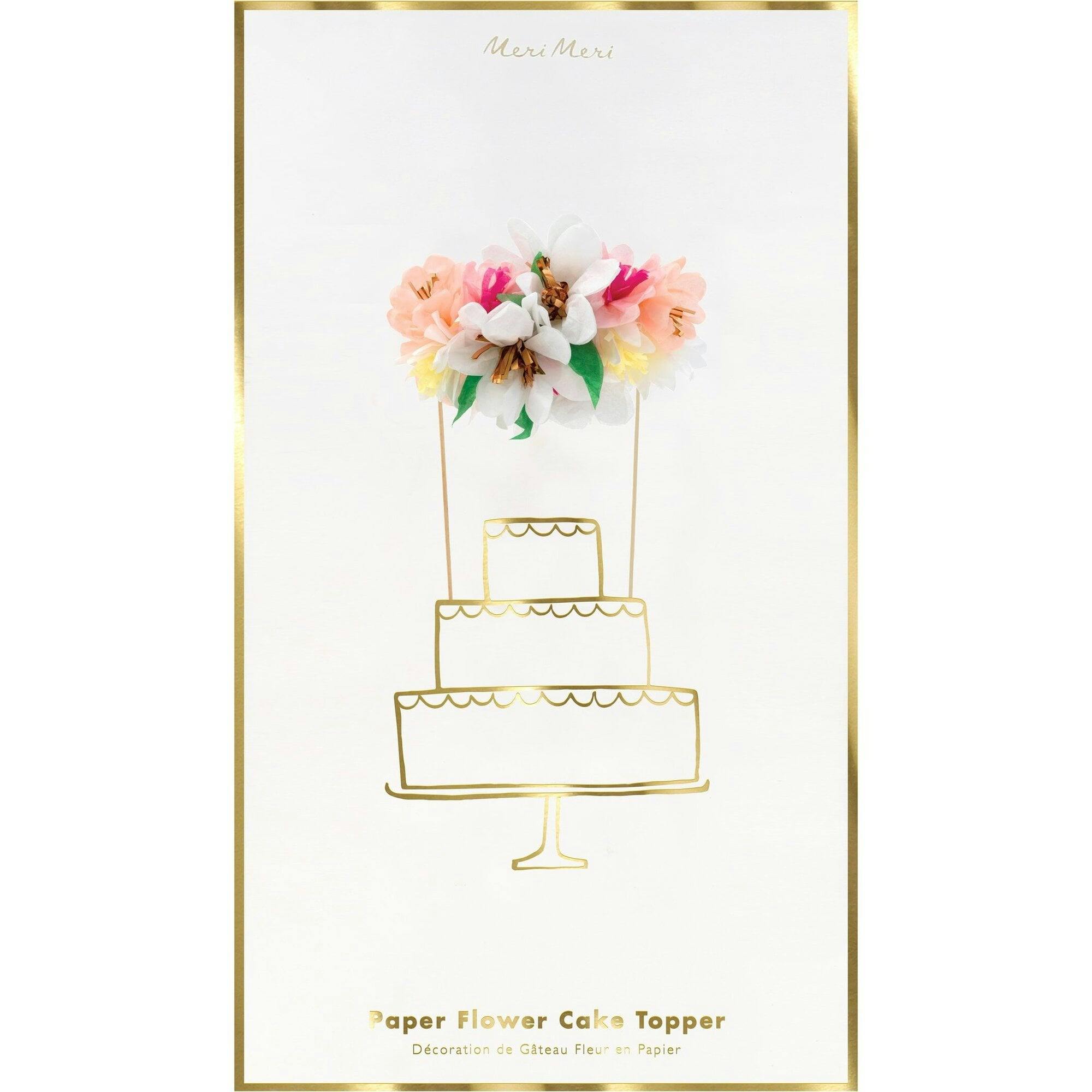 Flower Bouquet Cake Topper
