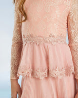 Peggy Lace Midi Dress, Pink