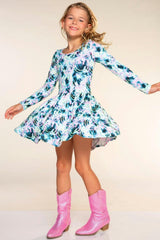 Simply Soft Long Sleeve Scoop Back Be Happy Dress