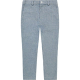 Alex Boys Heringbone Check Flat Front Pants, Blue