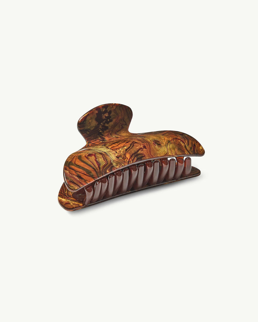 Midi Heirloom Claw in Bronze