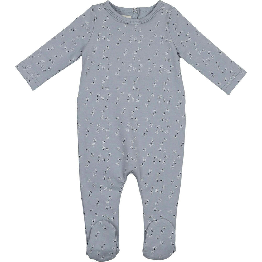 Printed Leaf Footie