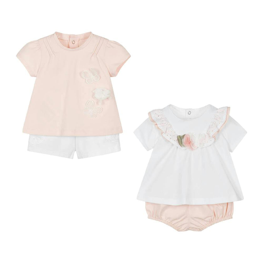 Pink Rose Ruffle Dual Outfits