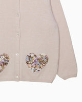 Thorpe Floral Heart Cardigan