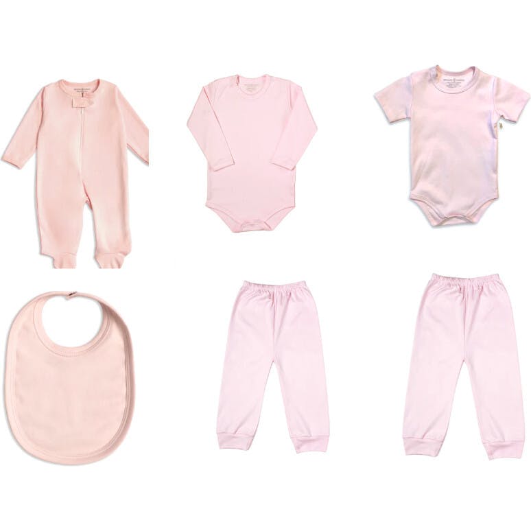 Pima Cotton 5-Piece Newborn Layette Set | Hypoallergenic Baby Gift Set