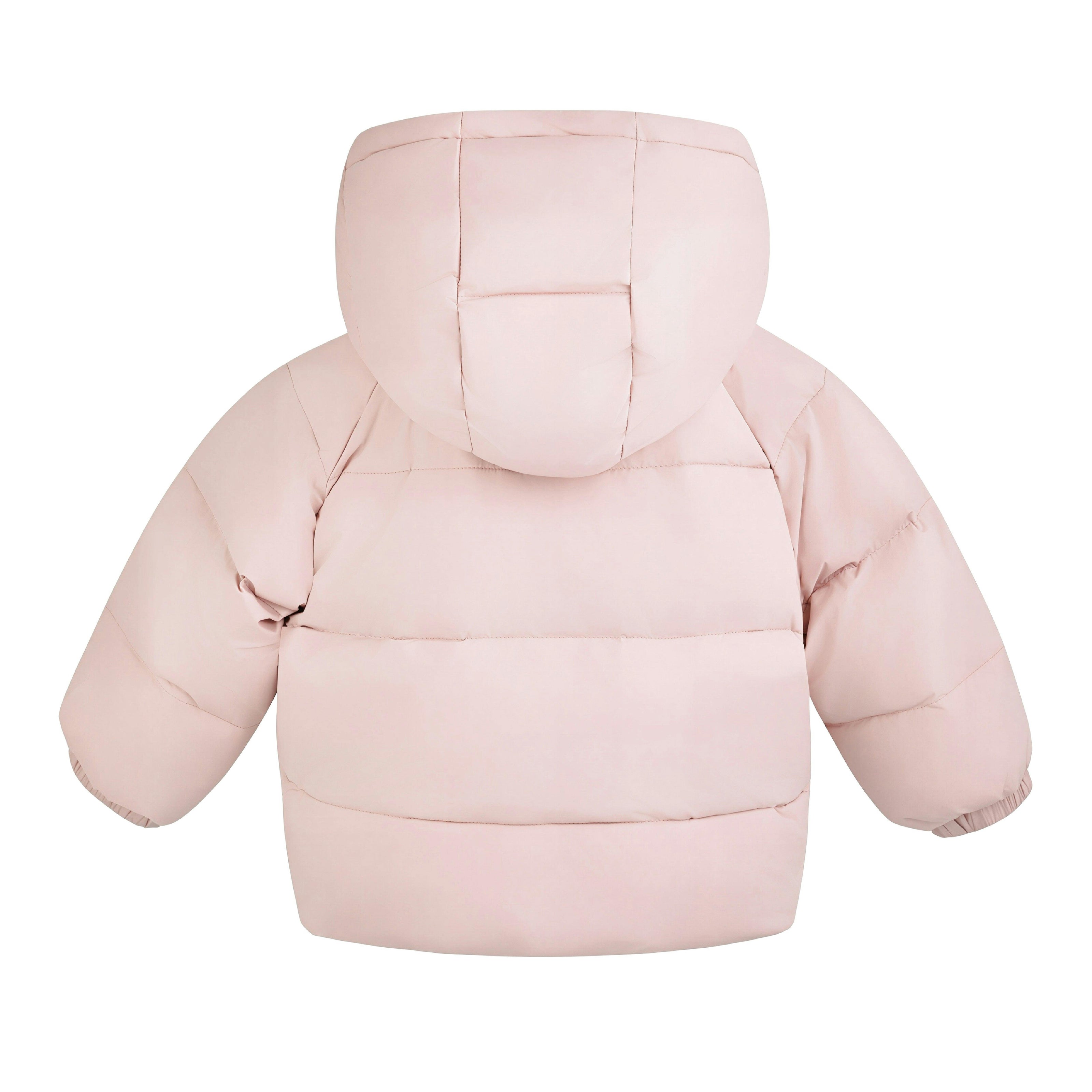 Pink Bow Puffer Jacket
