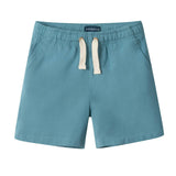 Boys Textured Linen Blend Shorts | Teal