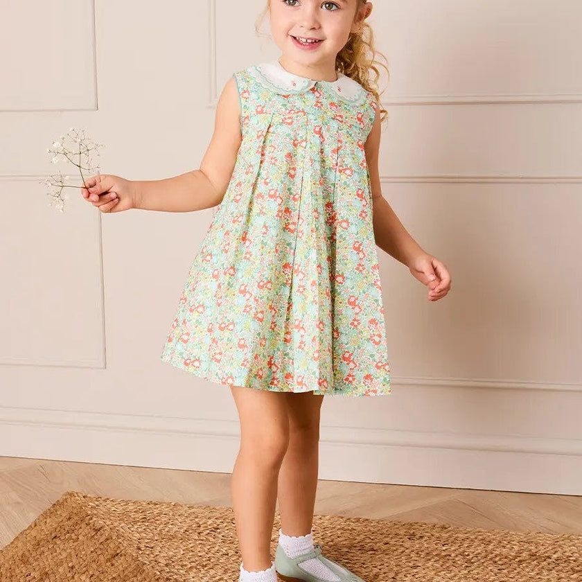 Petal Detail Charlotte Shoes in Mint (21-36EU)