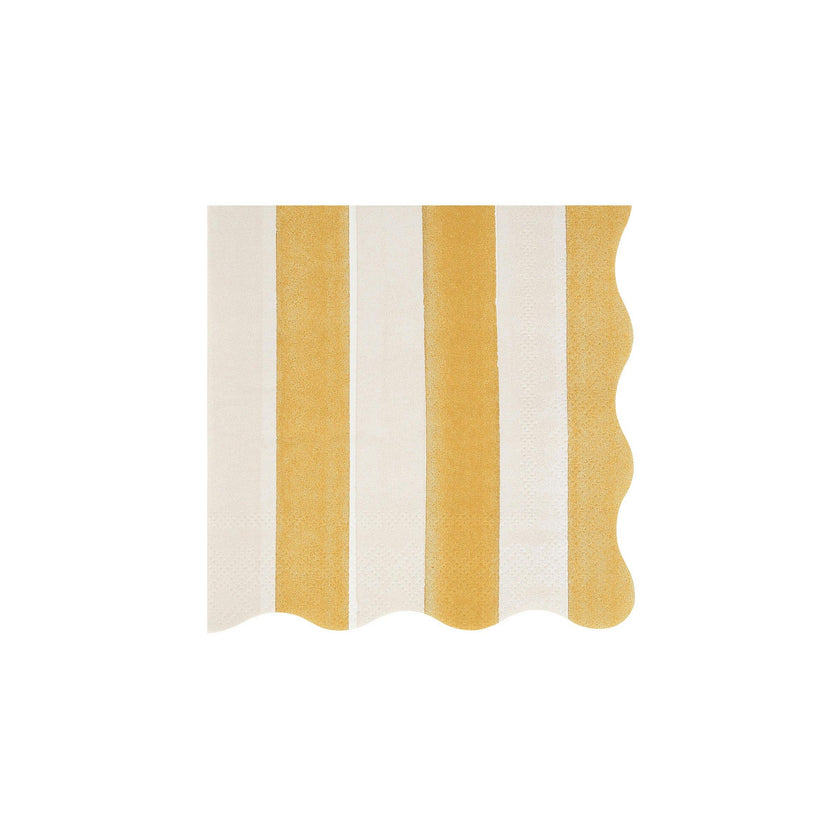 Fall Stripe Small Napkins