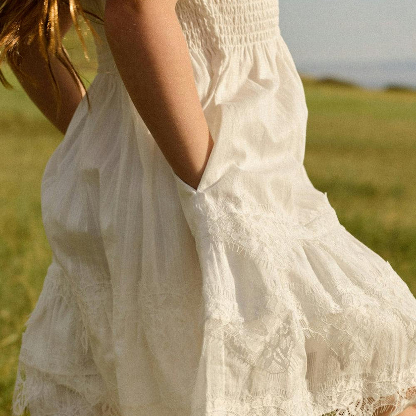 Mini Annalise Dress in Reverie Dobby