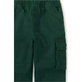 Relaxed Twill Cargo Pants, Green