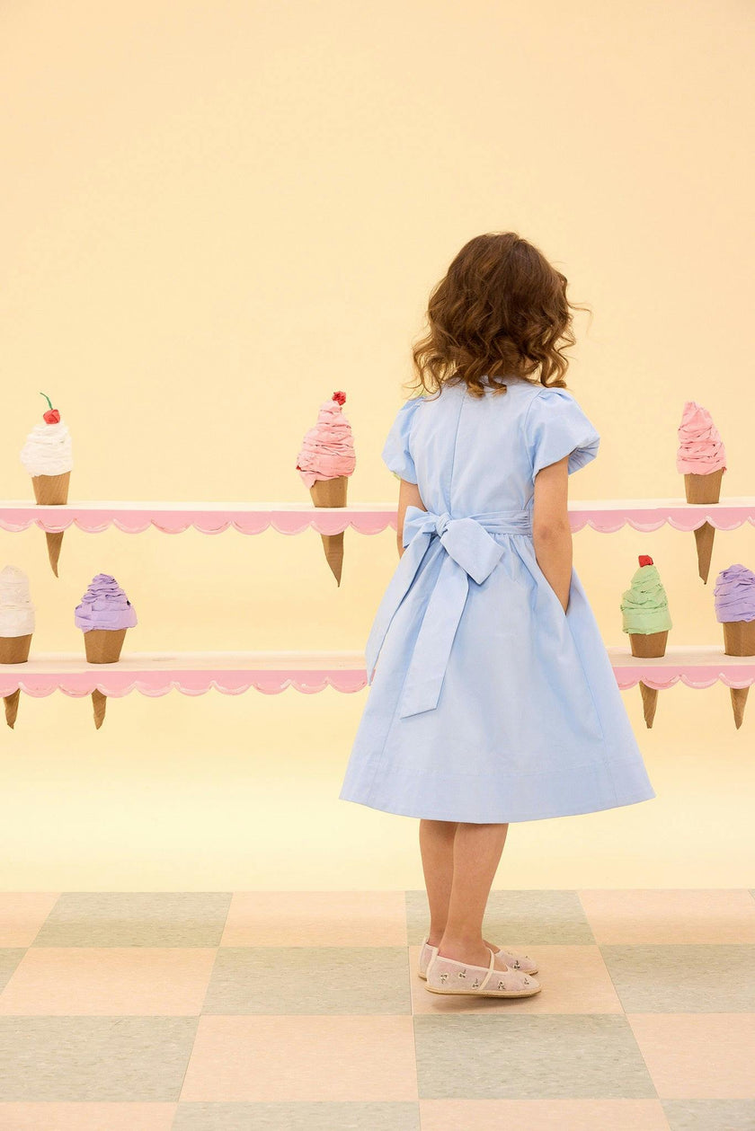 Mini Zella Dress in Sky Blue