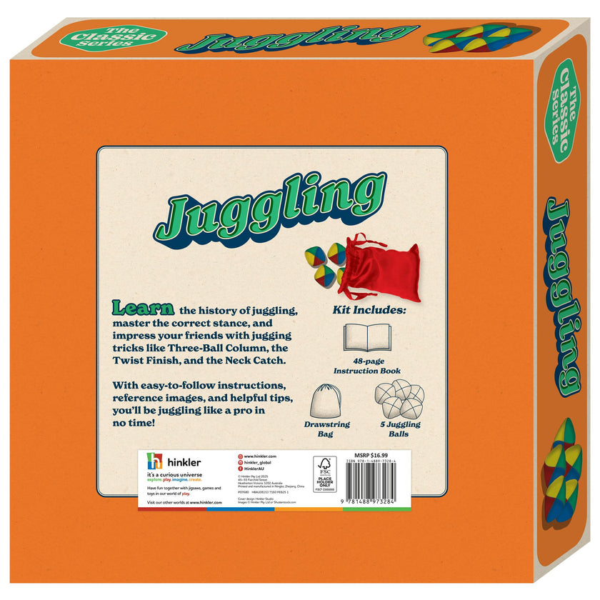 Hinkler: Retro Box - Learn Juggling