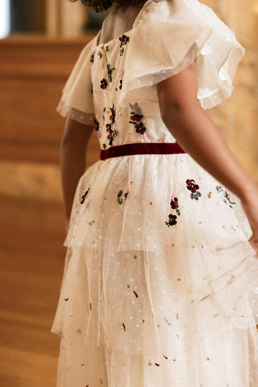 Mini Bellagio Dress in Ivory