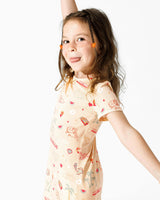 Minecraft: Summer Vibes Bamboo Girls' Short Sleeve Dress