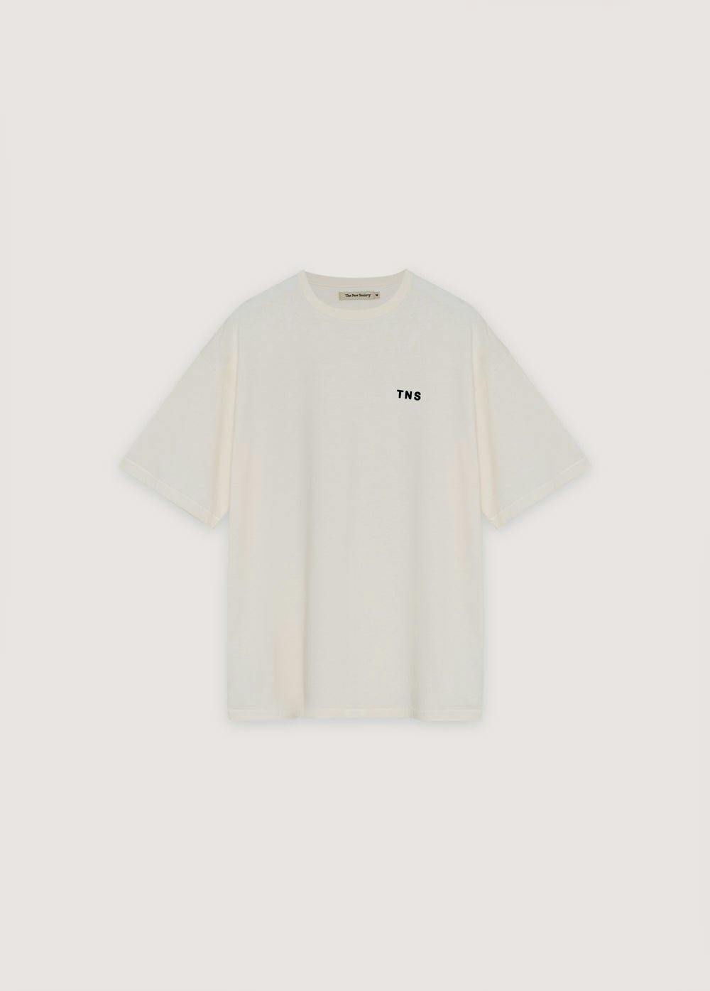 TNS Logo Men T-Shirt  Ecru