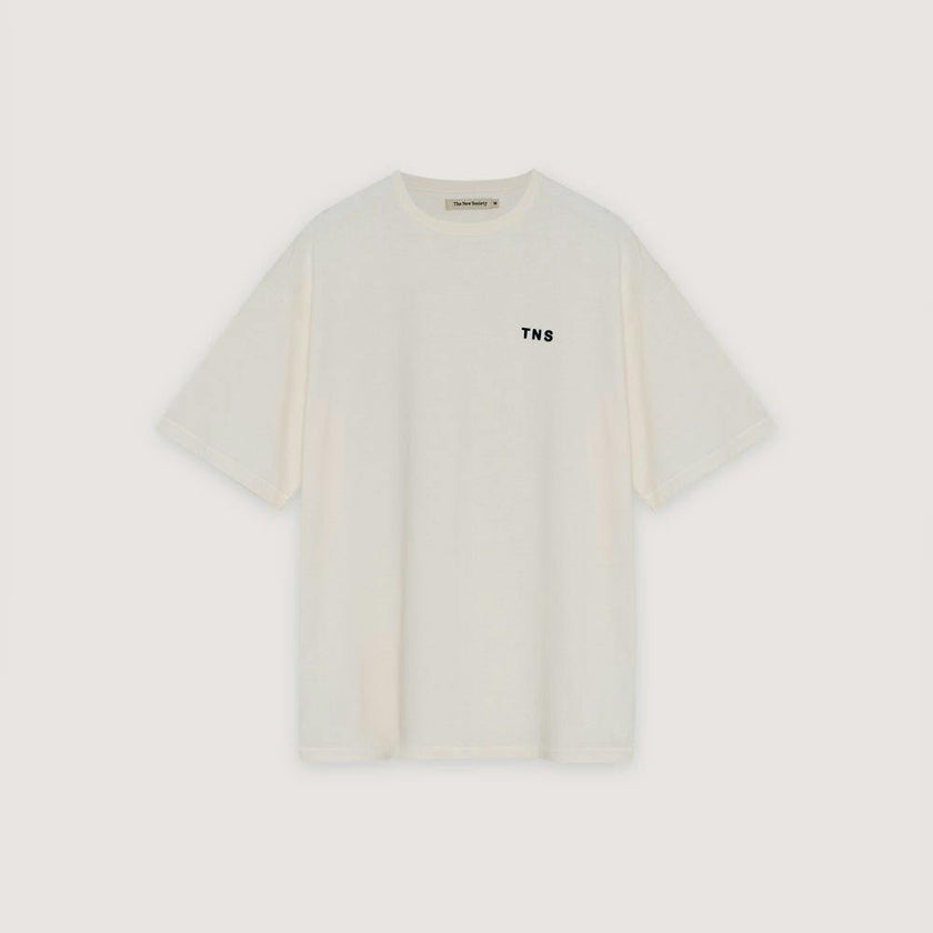 TNS Logo Men T-Shirt  Ecru