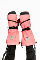 Teknik Winter Mittens Neon Coral