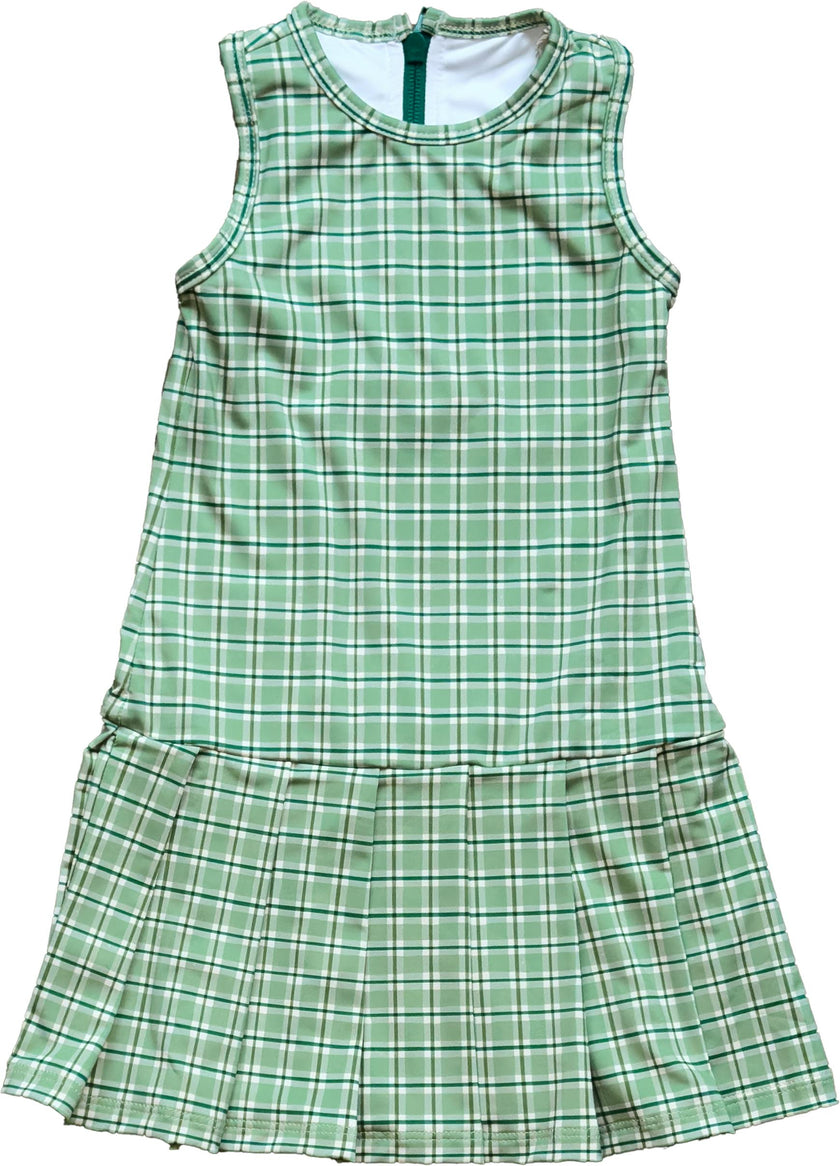 Tennis Dress in Apple Check