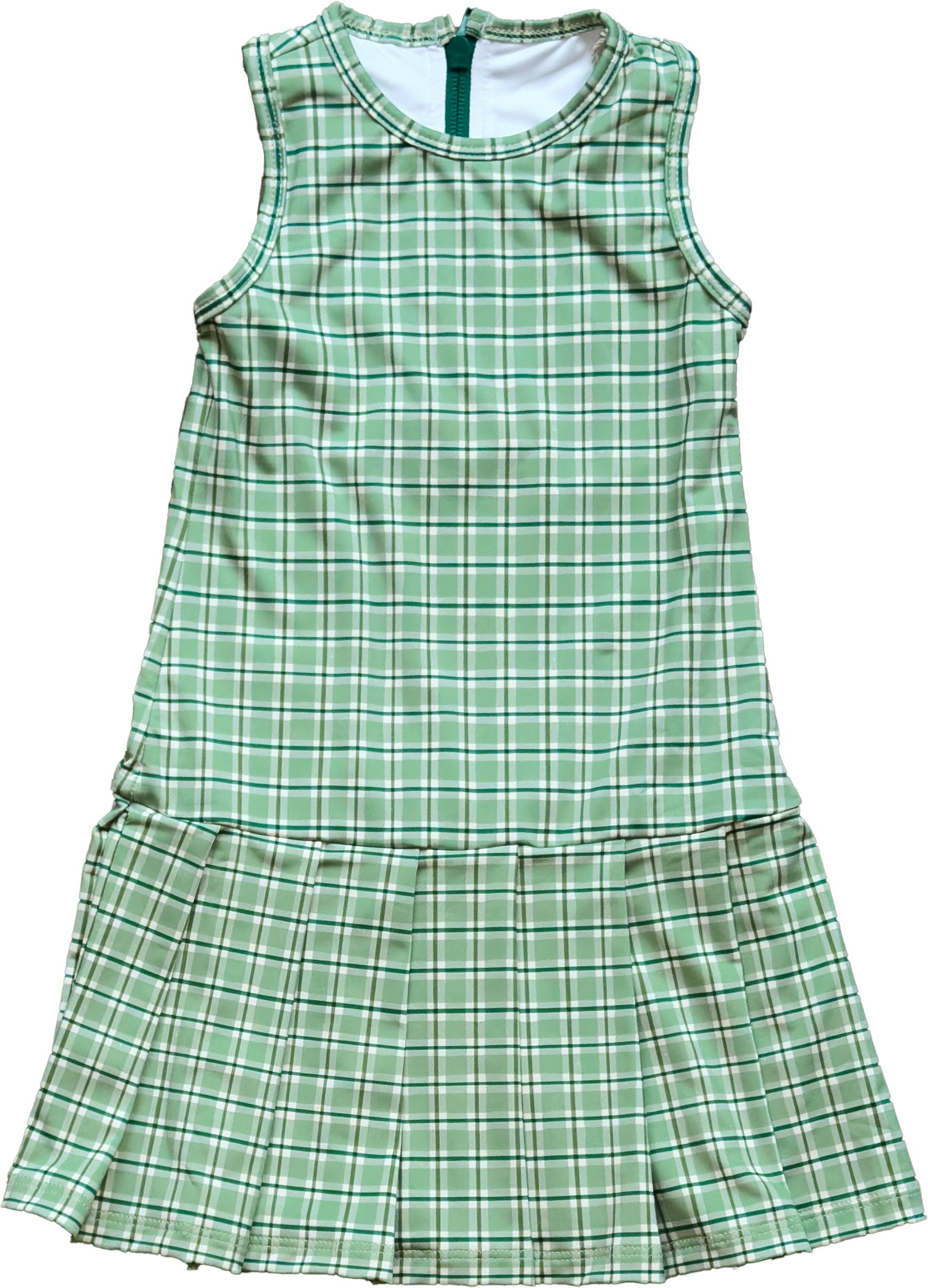 Tennis Dress in Apple Check