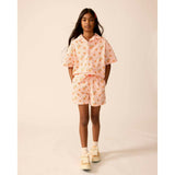 Bowling Shirt in Clementine