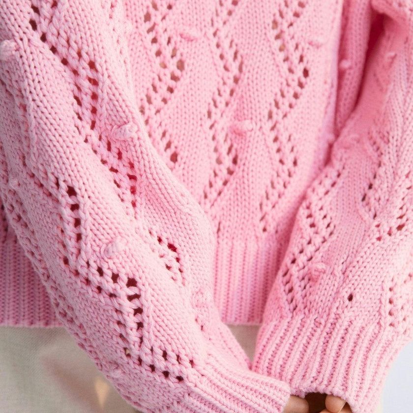 Sifnos Woman Jumper Hibiscus