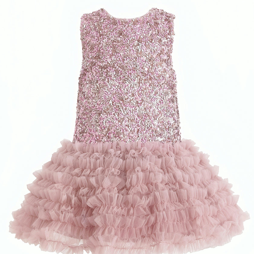 Sequin & Tulle Party Dress