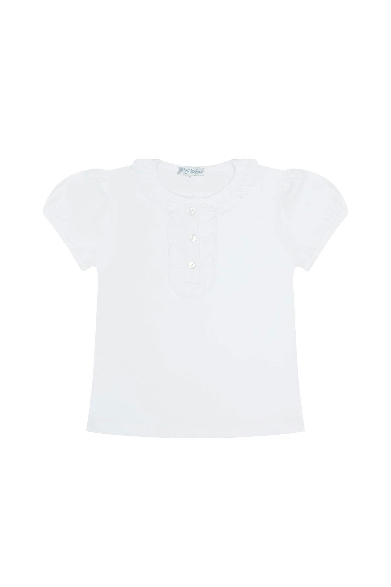 Ruffle Short Sleeve Tee