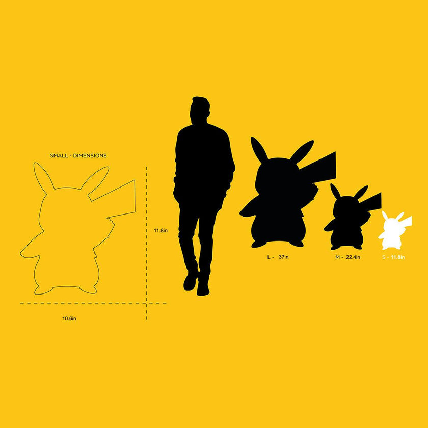 Pikachu POKEMON Original Yellow 12in
