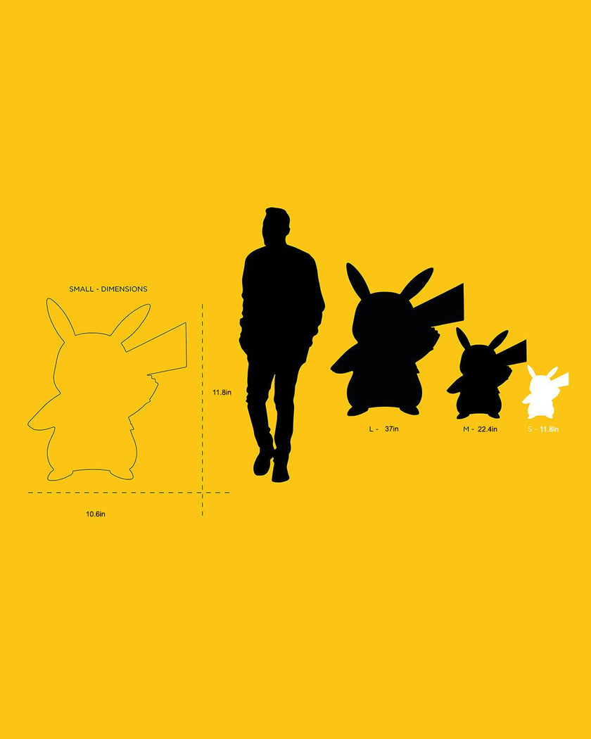 Pikachu POKEMON Original Yellow 12in