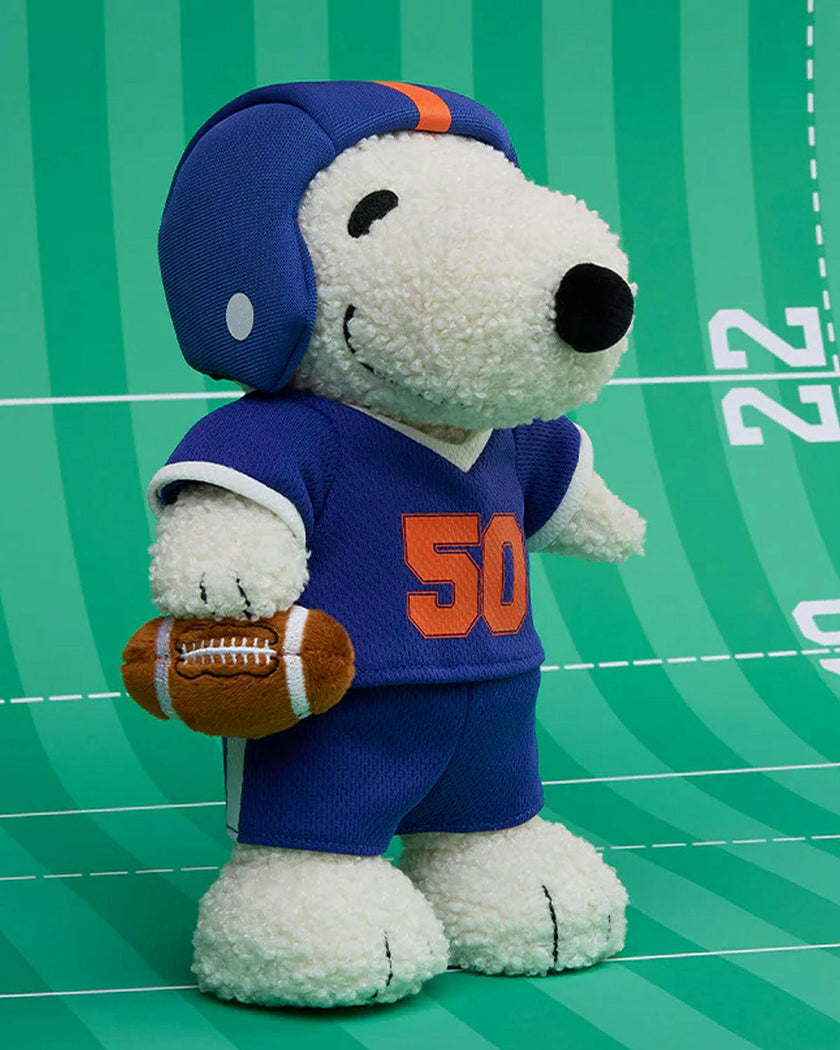 Plush Peanuts Snoopy American Football 9"