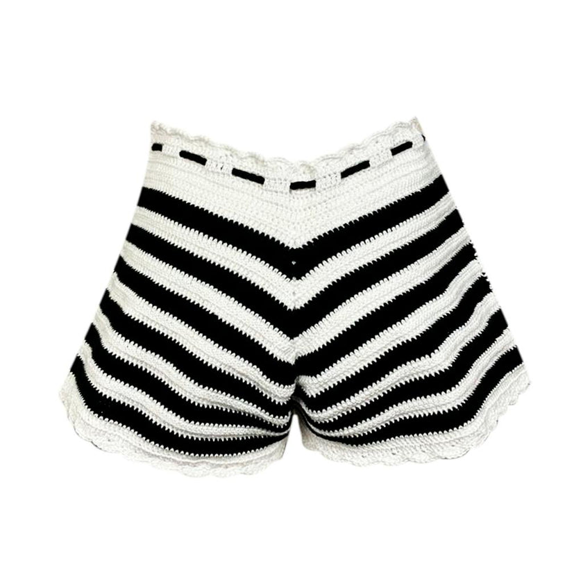 Pia Hand-Crochet Drawstring Short