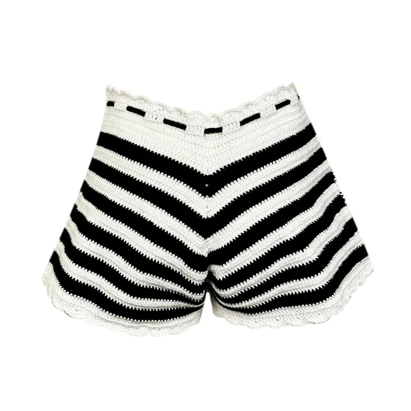 Pia Hand-Crochet Drawstring Short