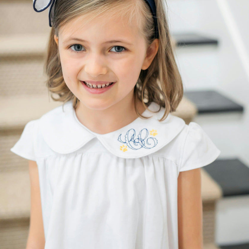 Minden CapSleeve Peter Pan Collar Top