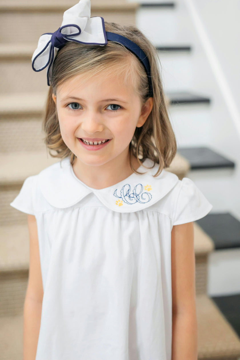 Minden CapSleeve Peter Pan Collar Top